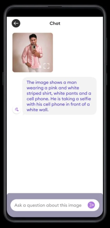 ImageChat — ask a question about the image